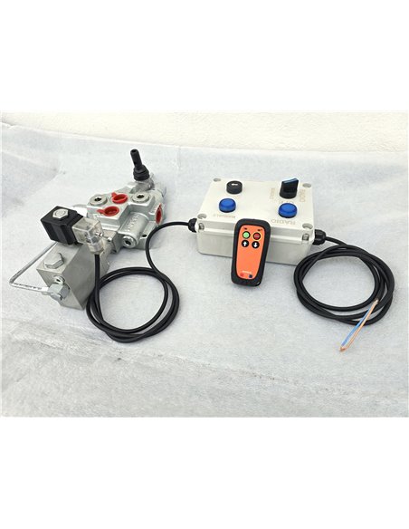 Kit con radiocomando a 1 canale per spaccatronchi