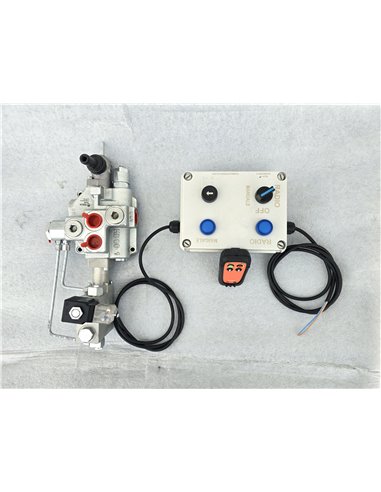 Kit con radiocomando a 1 canale per spaccatronchi