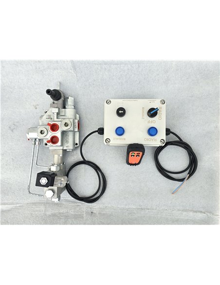 Kit con radiocomando a 1 canale per spaccatronchi