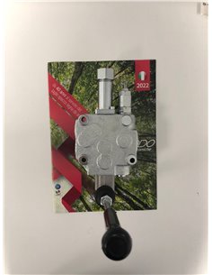 Distributore a 1 leva da 1/2 con sgancio semi automatico