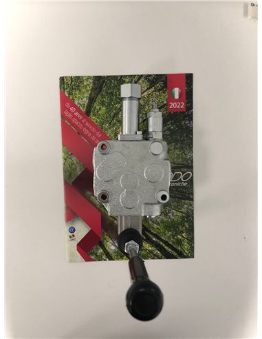 Distributore a 1 leva da 1/2 con sgancio semi automatico