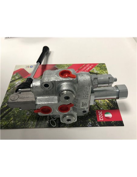 Distributore a 1 leva da 1/2 con sgancio semi automatico
