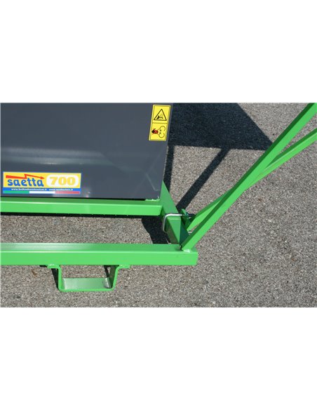 Prolunga banco staffabile standard per Saetta 700