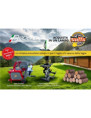 Sistema completo per taglio e spacco