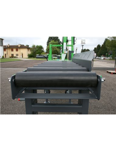 Rulliera spingitronco a 9 rulli