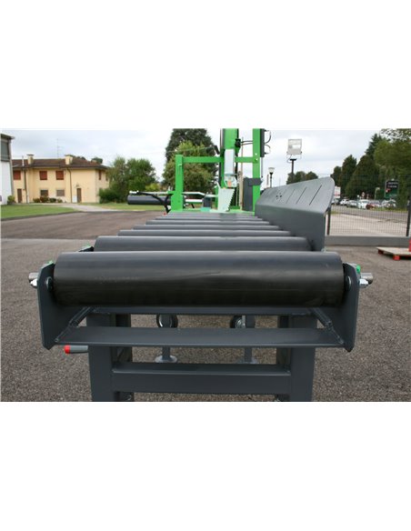 Rulliera spingitronco a 9 rulli