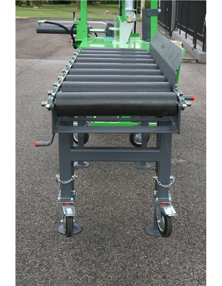 Rulliera spingitronco a 9 rulli