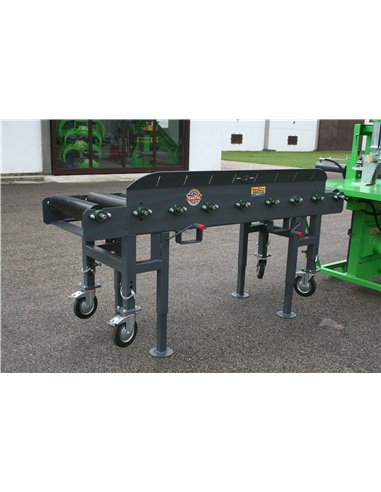 Rulliera spingitronco a 9 rulli