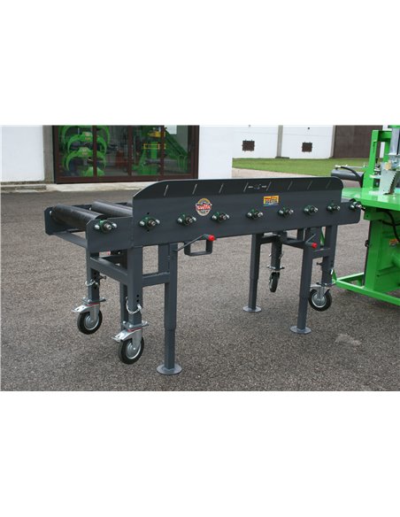 Rulliera spingitronco a 9 rulli
