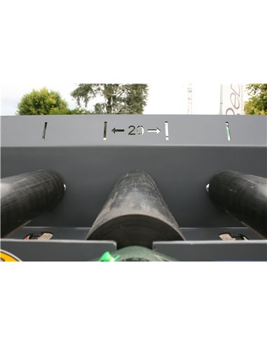 Rulliera spingitronco a 9 rulli