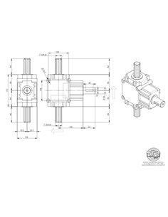 Rinvio Trasmissione Per Saetta 700 Combinata 2