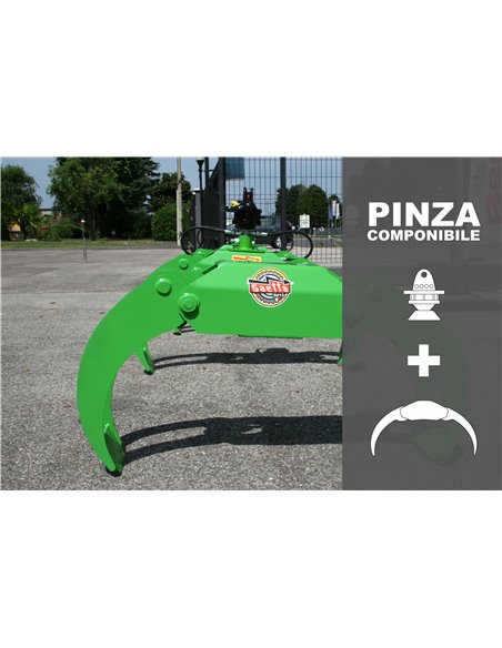 Pinza forestale per tronchi e legna SP 800