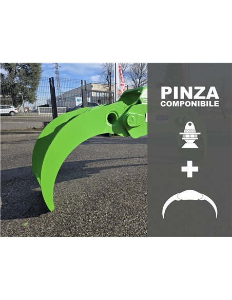 Pinza forestale per tronchi e legna SDC 1800