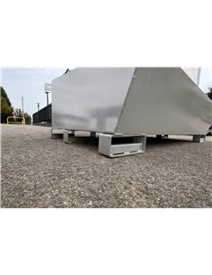 Vasca per vinaccia in acciaio inox 2