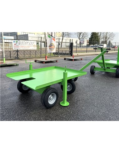 Carrello per legna spaccata per spaccatronchi
