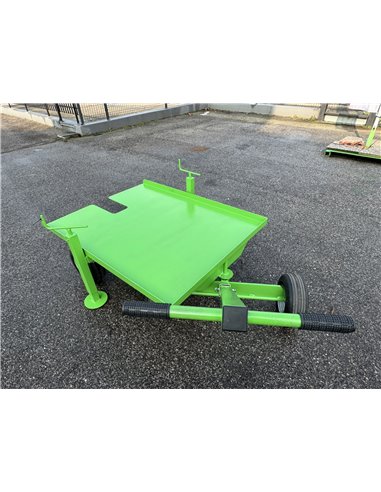 Carrello per legna spaccata per spaccatronchi