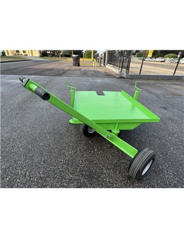 Carrello per legna spaccata per spaccatronchi