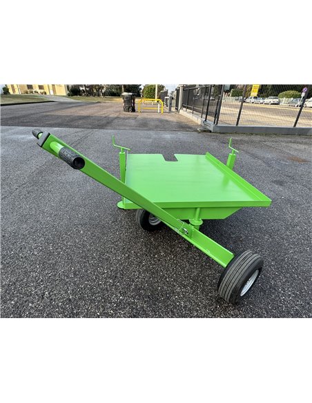 Carrello per legna spaccata per spaccatronchi