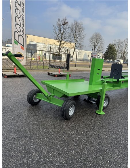 Carrello per legna spaccata per spaccatronchi