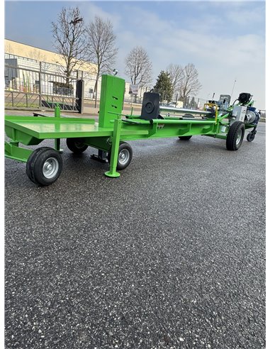 Carrello per legna spaccata per spaccatronchi