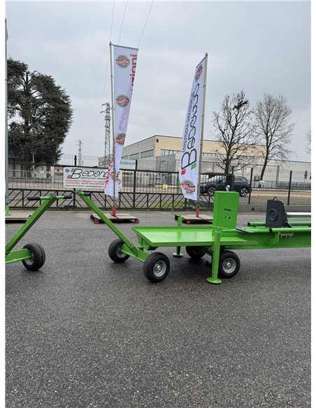 Carrello per legna spaccata per spaccatronchi